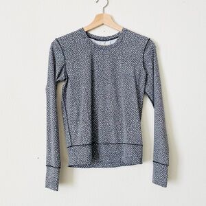 Lululemon SIZE 2 Rush Hour long sleeve top in Frozen Frizz